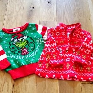 2 Christmas sweaters